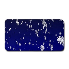 Blue Sky Christmas Snowflake Medium Bar Mats