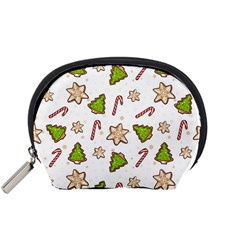 Ginger cookies Christmas pattern Accessory Pouches (Small) 