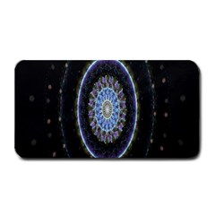 Colorful Hypnotic Circular Rings Space Medium Bar Mats by Mariart