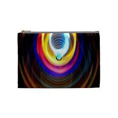 Colorful Glow Hole Space Rainbow Cosmetic Bag (medium) 