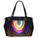 Colorful Glow Hole Space Rainbow Office Handbags (2 Sides)  Back