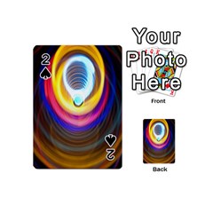 Colorful Glow Hole Space Rainbow Playing Cards 54 (mini) 