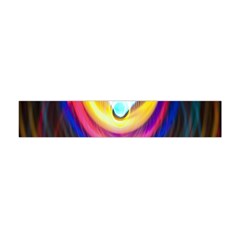 Colorful Glow Hole Space Rainbow Flano Scarf (mini)
