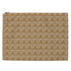 Cake Brown Sweet Cosmetic Bag (xxl)  by Mariart