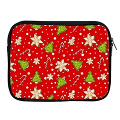 Ginger Cookies Christmas Pattern Apple Ipad 2/3/4 Zipper Cases by Valentinaart