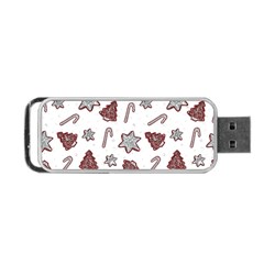 Ginger Cookies Christmas Pattern Portable Usb Flash (two Sides)