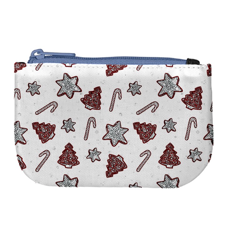 Ginger cookies Christmas pattern Large Coin Purse