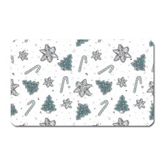 Ginger cookies Christmas pattern Magnet (Rectangular)