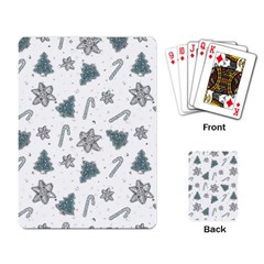 Ginger cookies Christmas pattern Playing Card