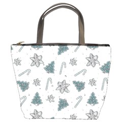 Ginger cookies Christmas pattern Bucket Bags