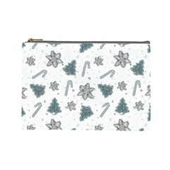 Ginger cookies Christmas pattern Cosmetic Bag (Large) 