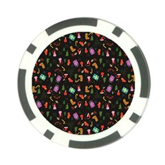 Christmas Pattern Poker Chip Card Guard (10 Pack) by Valentinaart