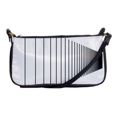 Fence Line Black Shoulder Clutch Bags by Mariart