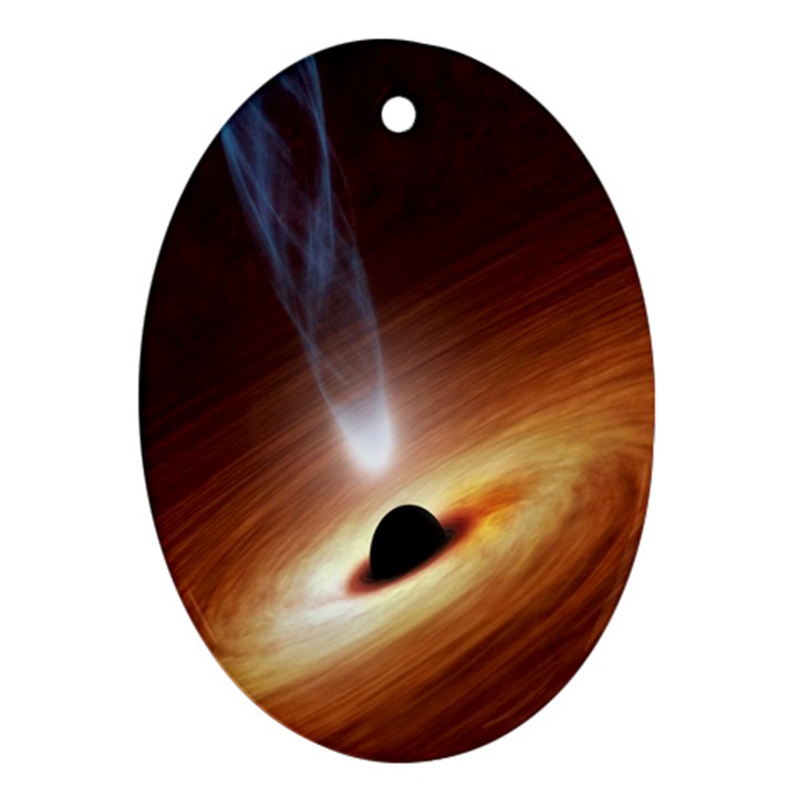 Coming Supermassive Black Hole Century Ornament (Oval)