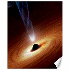 Coming Supermassive Black Hole Century Canvas 16  X 20   by Mariart