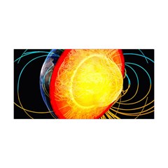 Cross Section Earth Field Lines Geomagnetic Hot Yoga Headband by Mariart