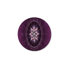 Flower Twirl Star Space Purple Golf Ball Marker (4 Pack) by Mariart