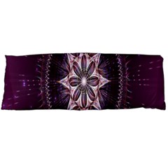 Flower Twirl Star Space Purple Body Pillow Case (dakimakura)