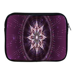 Flower Twirl Star Space Purple Apple Ipad 2/3/4 Zipper Cases by Mariart