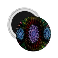 Flower Stigma Colorful Rainbow Animation Gold Space 2 25  Magnets by Mariart