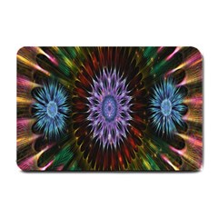 Flower Stigma Colorful Rainbow Animation Gold Space Small Doormat  by Mariart