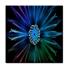 Flower Stigma Colorful Rainbow Animation Space Tile Coasters