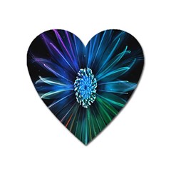 Flower Stigma Colorful Rainbow Animation Space Heart Magnet