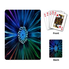 Flower Stigma Colorful Rainbow Animation Space Playing Card