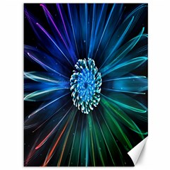 Flower Stigma Colorful Rainbow Animation Space Canvas 36  x 48  