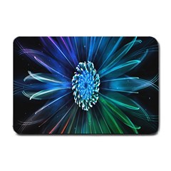 Flower Stigma Colorful Rainbow Animation Space Small Doormat  by Mariart