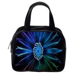 Flower Stigma Colorful Rainbow Animation Space Classic Handbags (One Side)