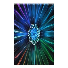 Flower Stigma Colorful Rainbow Animation Space Shower Curtain 48  x 72  (Small) 