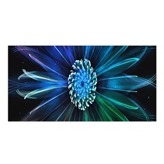 Flower Stigma Colorful Rainbow Animation Space Satin Shawl