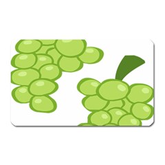 Fruit Green Grape Magnet (rectangular)