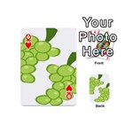 Fruit Green Grape Playing Cards 54 (Mini)  Front - HeartQ