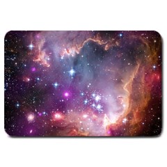 Galaxy Space Star Light Purple Large Doormat 