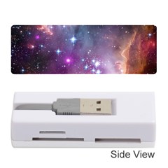Galaxy Space Star Light Purple Memory Card Reader (stick)  by Mariart