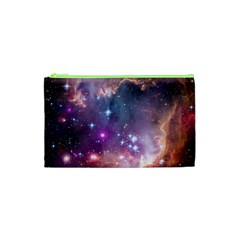 Galaxy Space Star Light Purple Cosmetic Bag (XS)