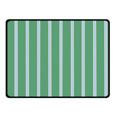 Green Line Vertical Fleece Blanket (small)