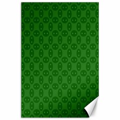 Green Seed Polka Canvas 24  X 36  by Mariart