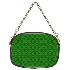 Green Seed Polka Chain Purses (two Sides)  by Mariart
