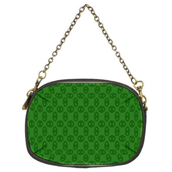 Green Seed Polka Chain Purses (Two Sides) 