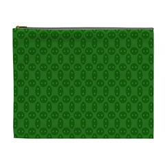 Green Seed Polka Cosmetic Bag (xl)