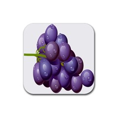 Grape Fruit Rubber Coaster (square) 