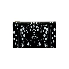 Helmet Original Diffuse Black White Space Cosmetic Bag (Small) 