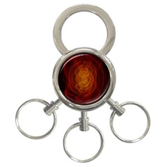 High Res Nostars Orange Gold 3-ring Key Chains by Mariart