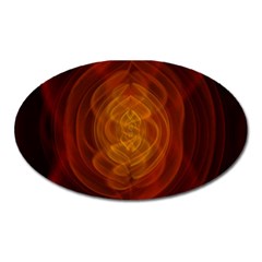 High Res Nostars Orange Gold Oval Magnet by Mariart