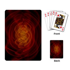 High Res Nostars Orange Gold Playing Card