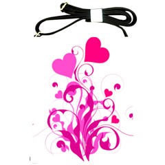 Heart Flourish Pink Valentine Shoulder Sling Bags