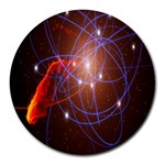 Highest Resolution Version Space Net Round Mousepads Front